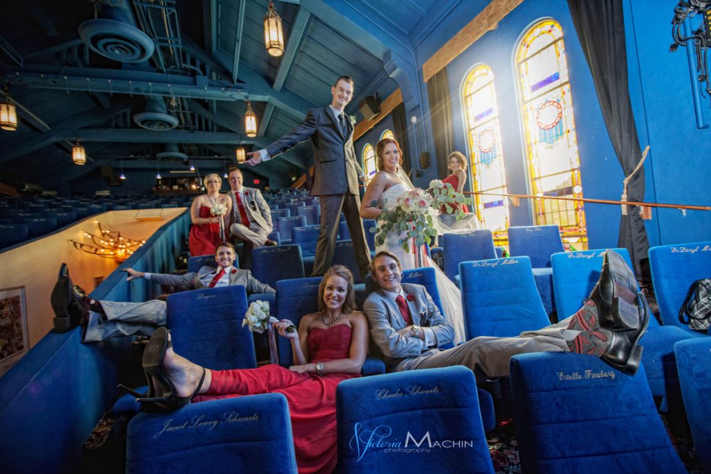 Amazing wedding can happen at the movie theaters, check out this amazing couples journey 