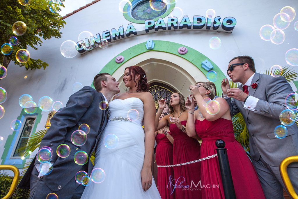 Amazing wedding can happen at the movie theaters, check out this amazing couples journey 
