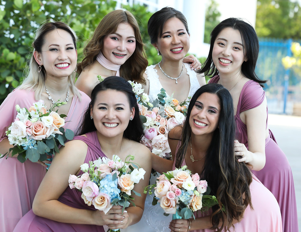 Bride and Her Bridesmaids 